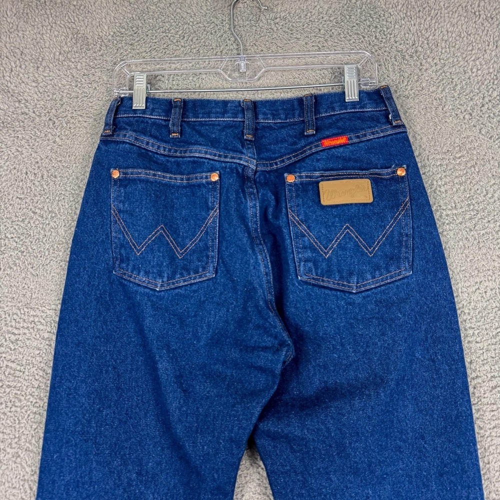 Wrangler Jeans Womens 9 Blue 14MWZG Cowgirl Rodeo High Rise Straight Denim 30x31 - Picture 6 of 14